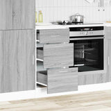 Bottom Cabinet Lyon Grey Sonoma 40x46x81.5 cm Engineered Wood