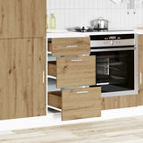 Bottom Cabinet Lyon Artisan Oak 40x46x81.5 cm Engineered Wood