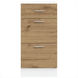 Bottom Cabinet Lyon Artisan Oak 40x46x81.5 cm Engineered Wood