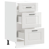 Kitchen Base Cabinet Porto High Gloss White Engineered Wood