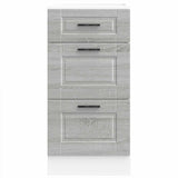 Kitchen Base Cabinet Porto Grey Sonoma Engineered Wood