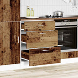 Kitchen Base Cabinet Lyon Old Wood Engineered Wood