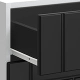 Kitchen Base Cabinet Lucca Black Engineered Wood