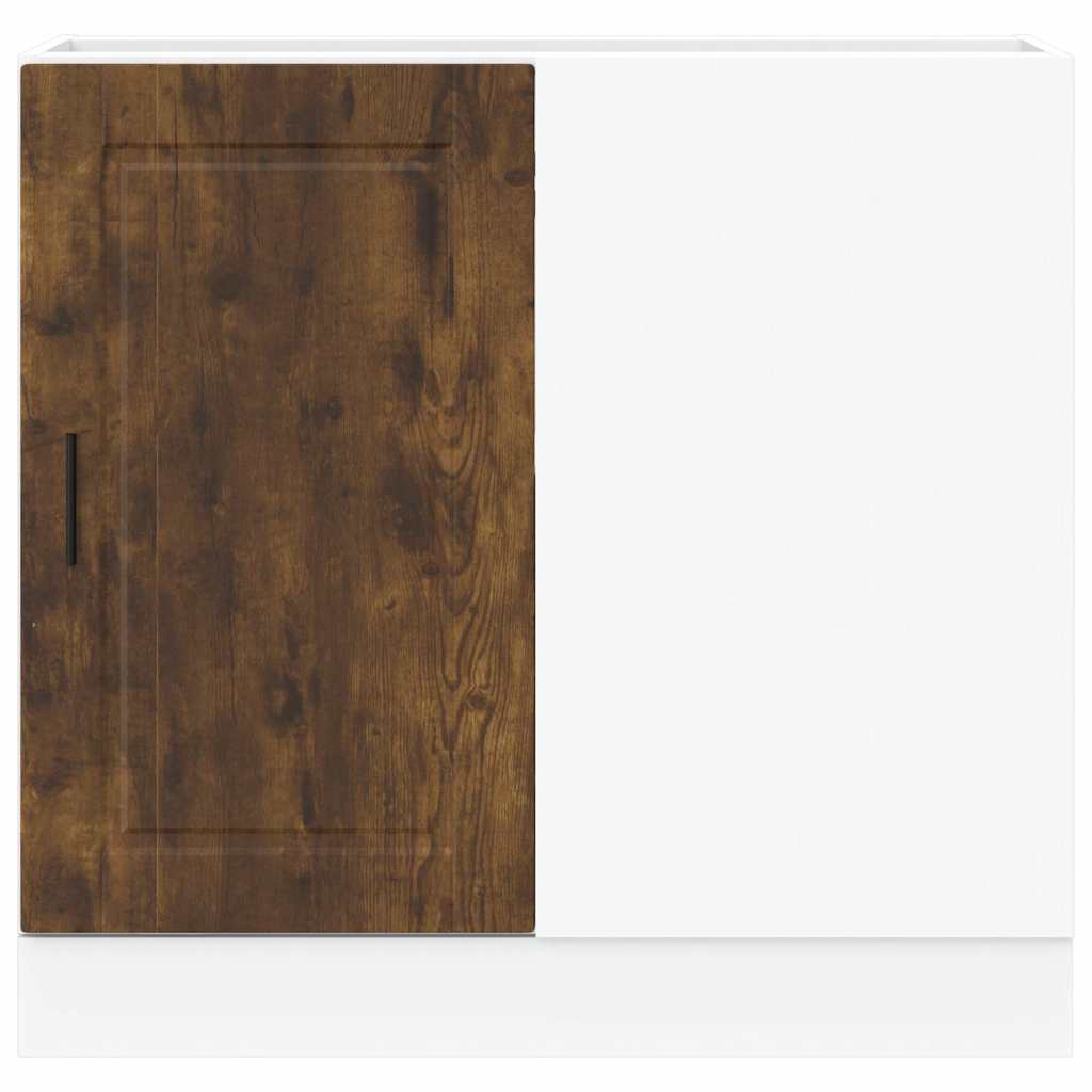 Kitchen Base Cabinet Porto Smoked Oak Engineered Wood