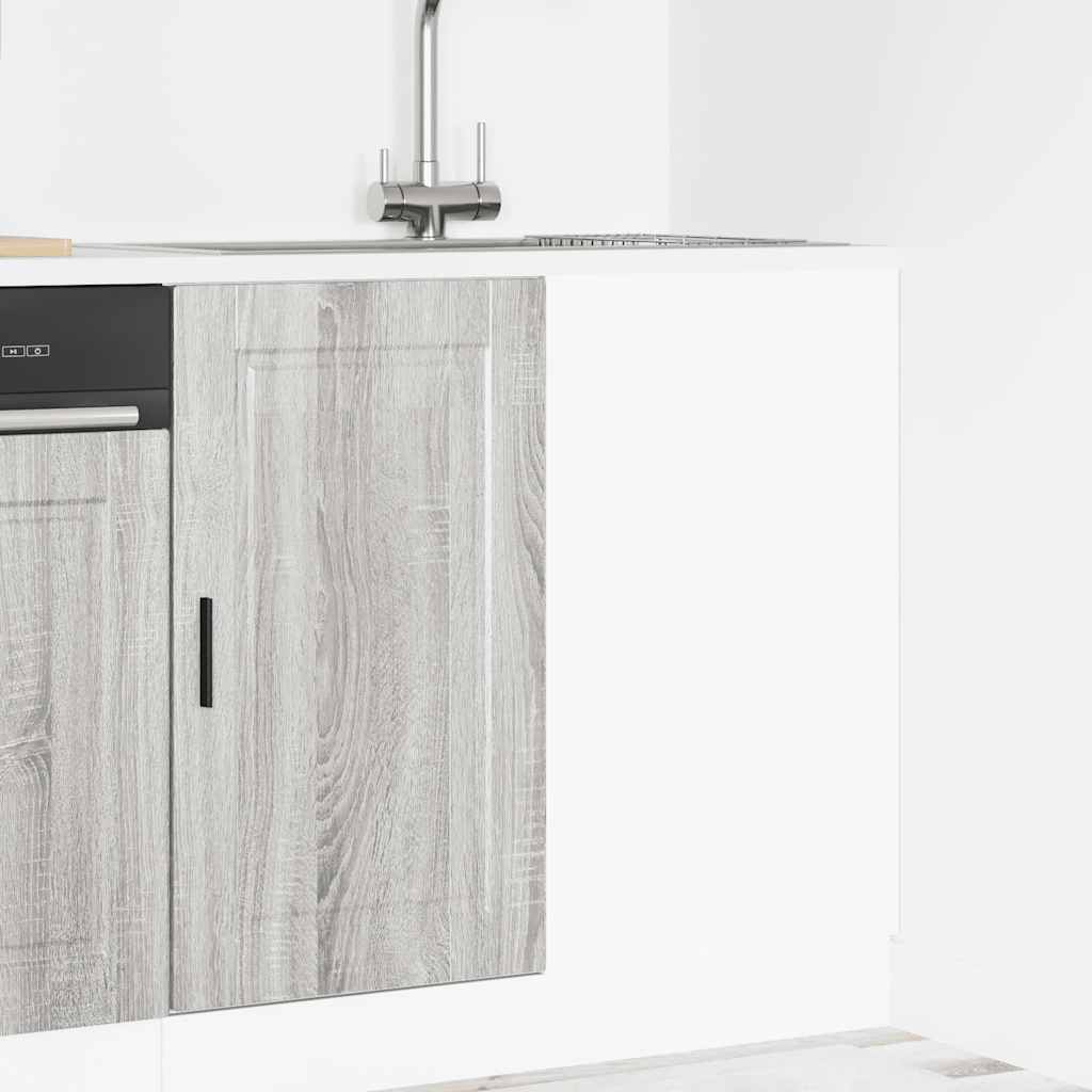 Kitchen Base Cabinet Porto Grey Sonoma Engineered Wood