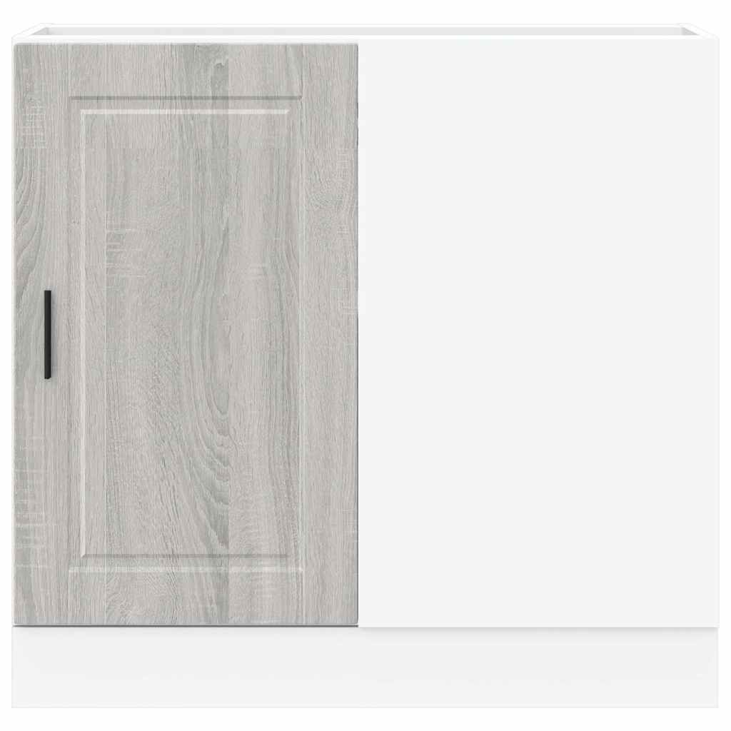 Kitchen Base Cabinet Porto Grey Sonoma Engineered Wood