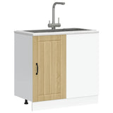 Sink Base Cabinet Lucca Sonoma Oak Engineered Wood