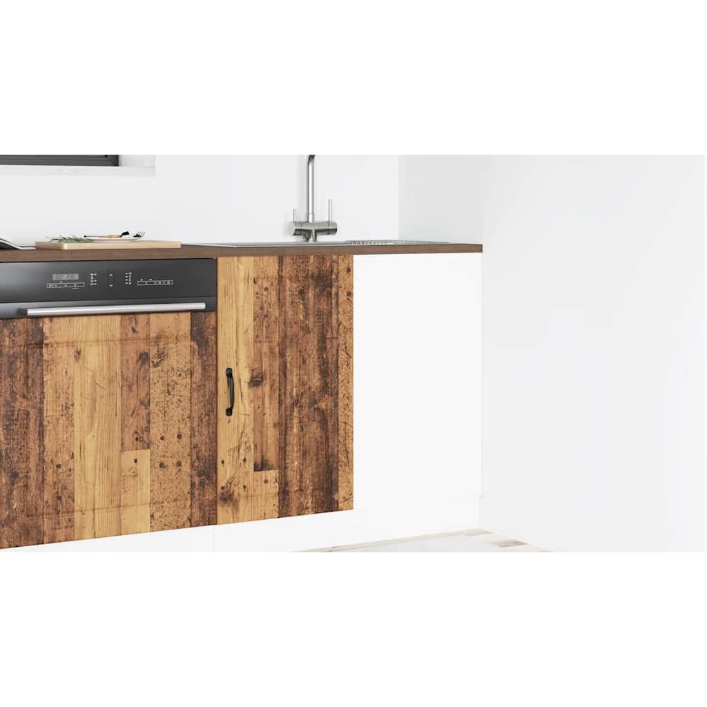 Sink Base Cabinet Lucca Old Wood Engineered Wood