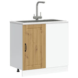 Sink Base Cabinet Lucca Artisan Oak Engineered Wood