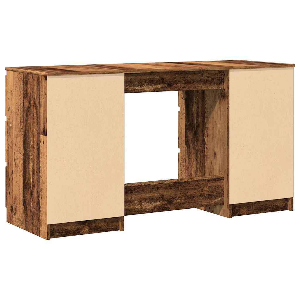 Writing Desk Old Wood 140x50x77 cm Engineered Wood