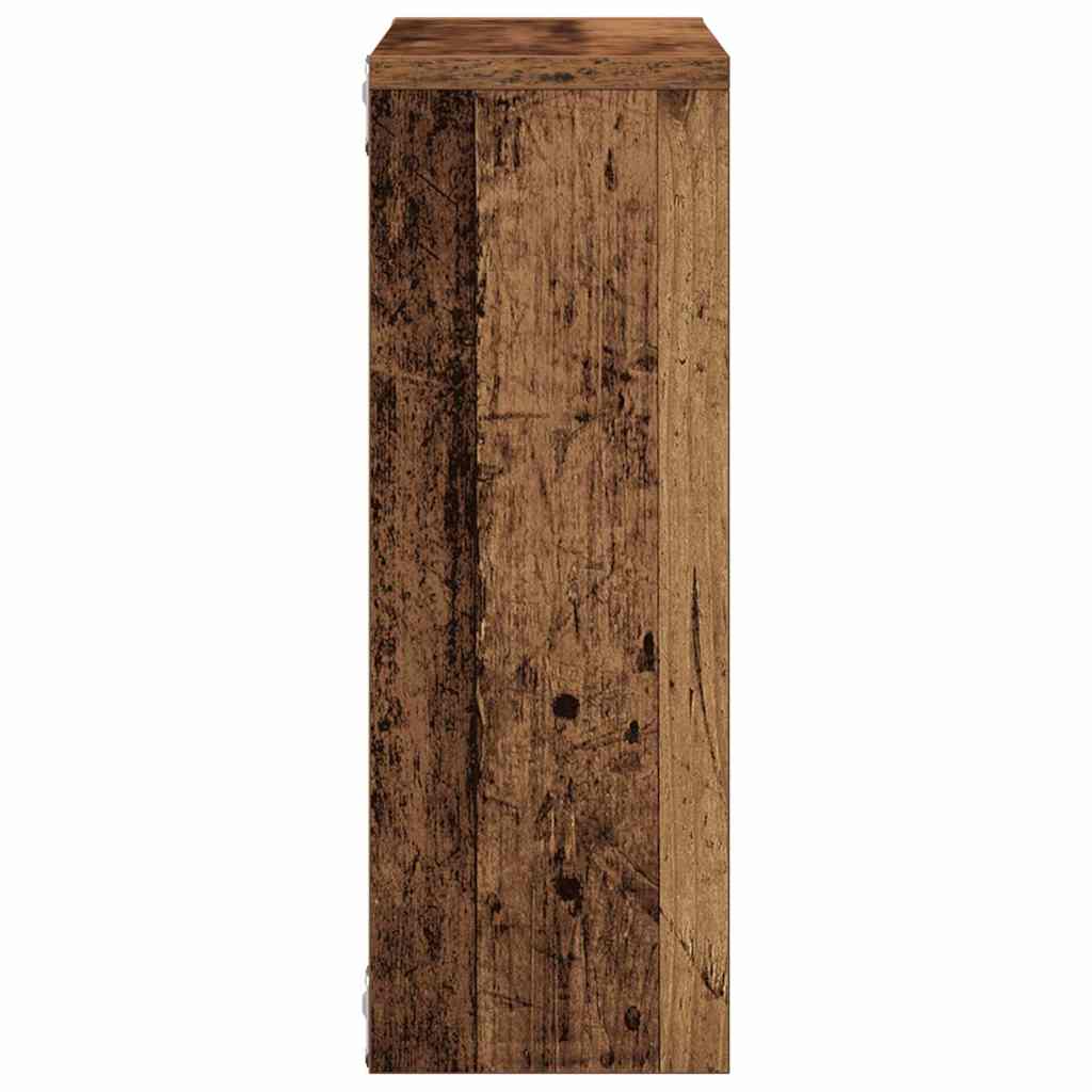 Wall Shelf Old Wood 45x16x45 cm Engineered Wood