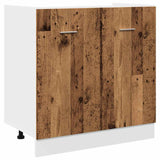 Sink Bottom Cabinet Lyon Old Wood 80x46x81.5 cm Engineered Wood