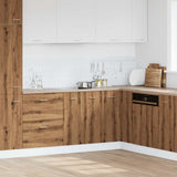 Sink Bottom Cabinet Lyon Artisan Oak 80x46x81.5 cm Engineered Wood