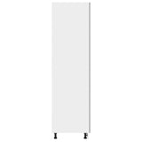 Refrigerator Cabinet Lyon Concrete Grey 60x57x207 cm Engineered Wood