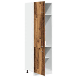 Refrigerator Cabinet Lyon Old Wood 60x57x207 cm Engineered Wood