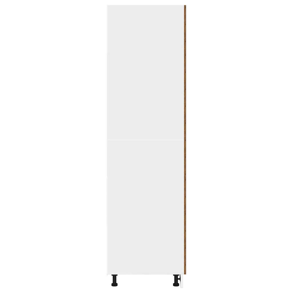 Refrigerator Cabinet Lyon Old Wood 60x57x207 cm Engineered Wood