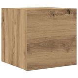 Wall Mounted TV Cabinet Artisan Oak 30.5x30x30 cm