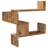 Wall Corner Shelves 2 pcs Old Wood 40x40x49.5 cm Engineered Wood