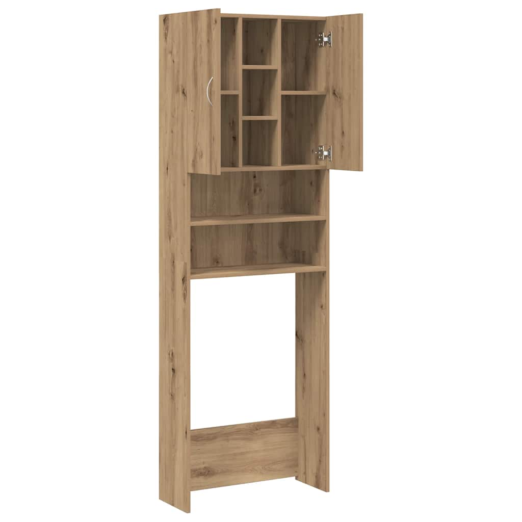 Washing Machine Cabinet Artisan Oak 64x25.5x190 cm