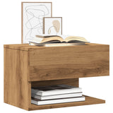 Wall-mounted Bedside Cabinets 2 pcs Artisian Oak