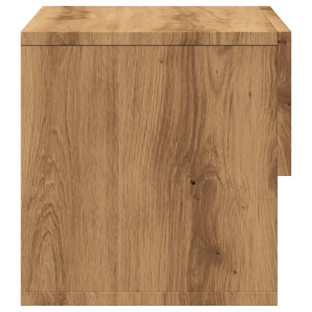 Wall-mounted Bedside Cabinets 2 pcs Artisian Oak