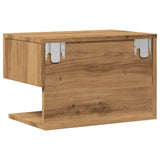 Wall-mounted Bedside Cabinets 2 pcs Artisian Oak