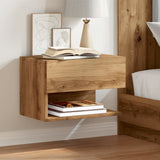 Wall-mounted Bedside Cabinets 2 pcs Artisian Oak