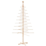 Wooden Christmas Tree for Decoration 210 cm Solid Wood Pine