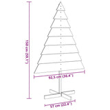 Wooden Christmas Tree for Decoration 150 cm Solid Wood