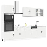 7 Piece Kitchen Cabinet Set Kalmar White Engineered Wood