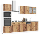 7 Piece Kitchen Cabinet Set Kalmar Old Wood Engineered Wood