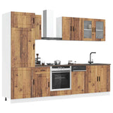 8 Piece Kitchen Cabinet Set Kalmar Old Wood Engineered Wood