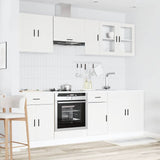 8 Piece Kitchen Cabinet Set Kalmar White Engineered Wood