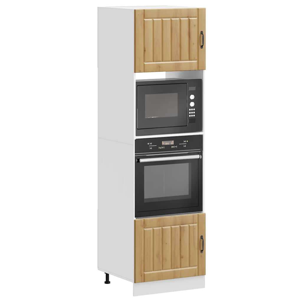 Oven Cabinets 2 pcs Kalmar Artisan Oak Engineered Wood