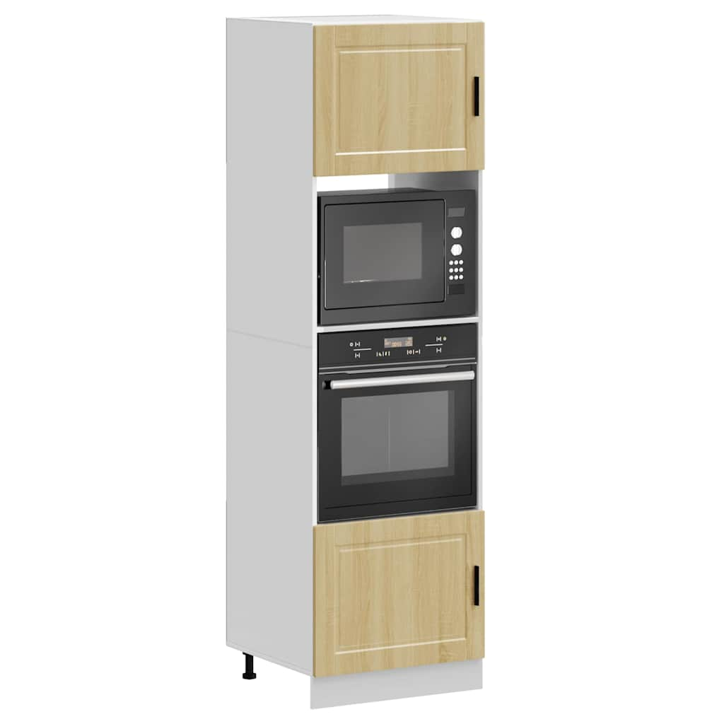 Oven Cabinets 2 pcs Porto Sonoma Oak Engineered Wood