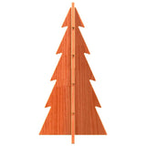 Wooden Christmas Tree for Decoration Wax Brown 59.5 cm Solid Wood Pine