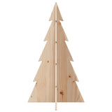 Wooden Christmas Tree for Decoration 80 cm Solid Wood Pine