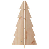 Wooden Christmas Tree for Decoration 69.5 cm Solid Wood Pine