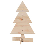 Wooden Christmas Tree for Decoration 60 cm Solid Wood Pine