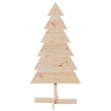 Wooden Christmas Tree for Decoration 120 cm Solid Wood Pine