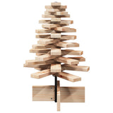 Wooden Christmas Tree for Decoration 60 cm Solid Wood Pine