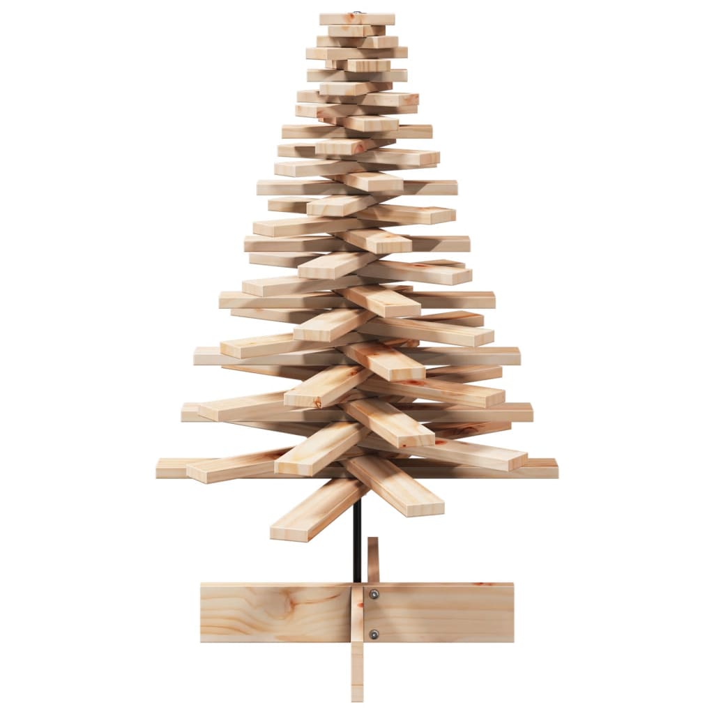 Wooden Christmas Tree for Decoration 100 cm Solid Wood Pine