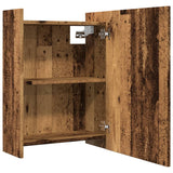 Bathroom Mirror Cabinet Old Wood 62.5x20.5x64 cm Engineered Wood