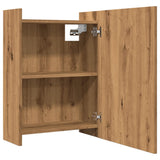 Bathroom Mirror Cabinet Artisan Oak 62.5x20.5x64 cm Engineered Wood