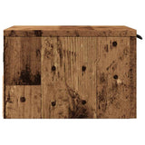 Wall-mounted Bedside Cabinet Old Wood 34x30x20 cm