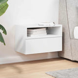 Wall-mounted Bedside Cabinet White 45x26x28.5 cm