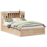 Bed Frame without Mattress 160x200 cm Solid Wood Pine