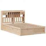 Bed Frame without Mattress 160x200 cm Solid Wood Pine