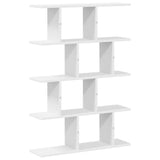 Wall Cube Shelf 12 Compartments White Engineered Wood