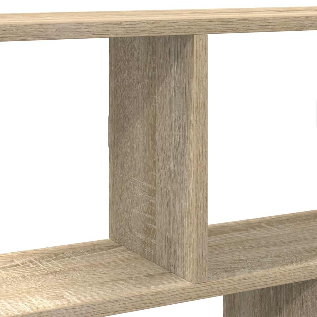 Wall Cube Shelf 12 Compartments Sonoma Oak Engineered Wood